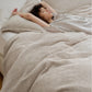 PureWoven™ Cotton Waffle Space-Dyed Duvet Cover Set