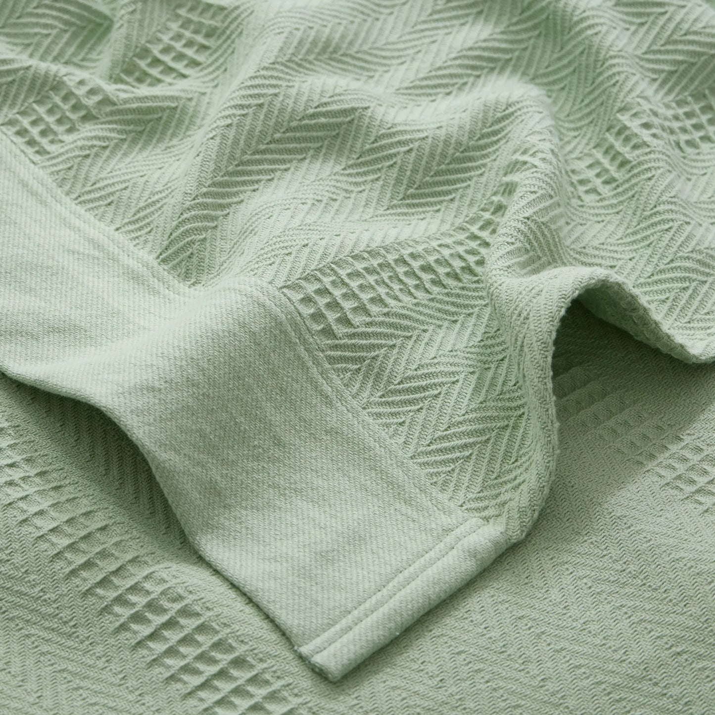 PureWoven™ Organic Cotton Textured Blanket