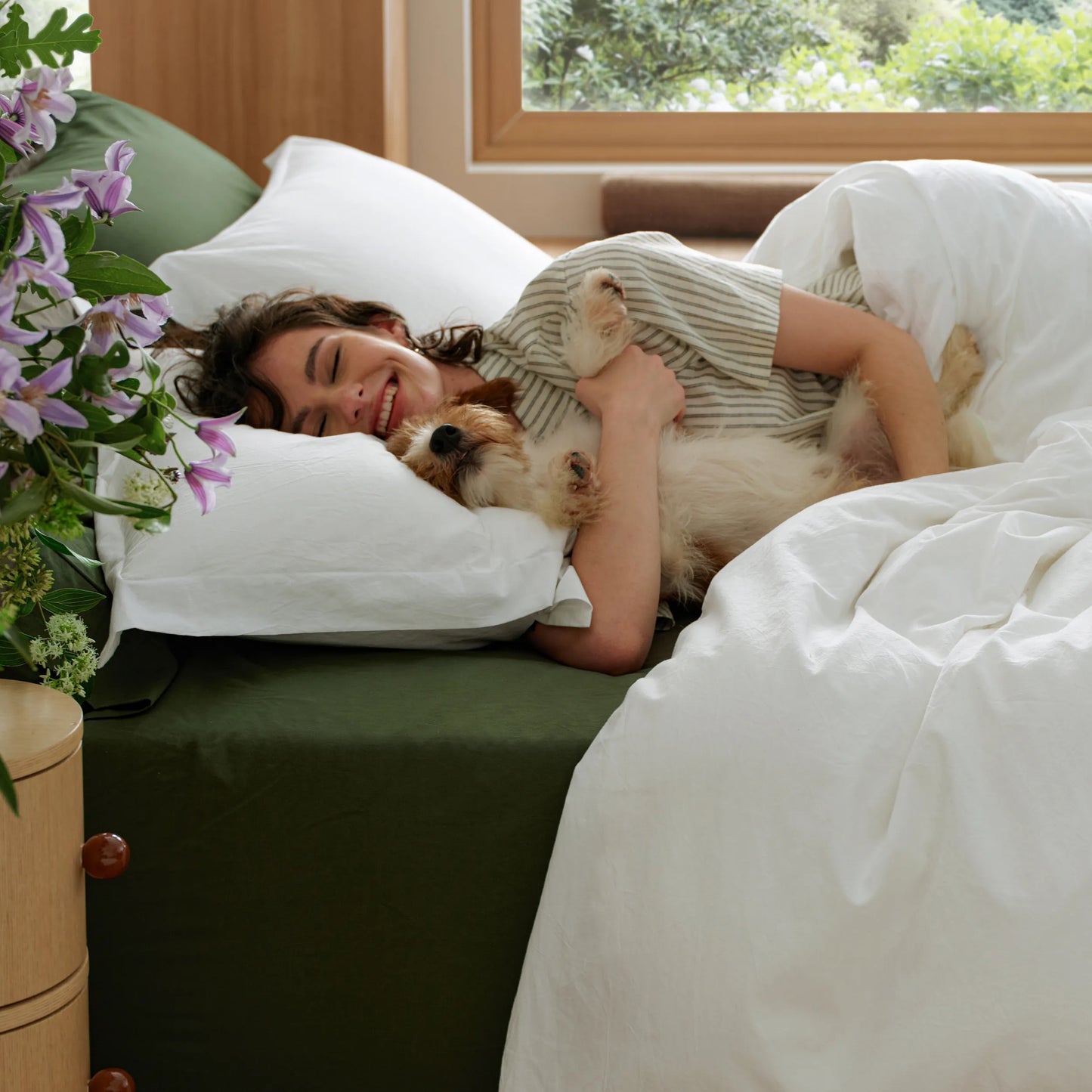 PureWoven™ Washed Cotton Duvet Cover Set