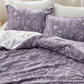 Reversible Floral Print Comforter Set