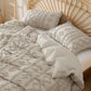 Boho Tufted Embroidery Duvet Cover Set