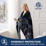 Bedsure Electric Heated Faux Fur Sherpa Blanket