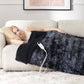 Faux Fur Heated Blanket