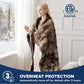 Faux Fur Heated Blanket