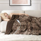 Faux Fur Heated Blanket