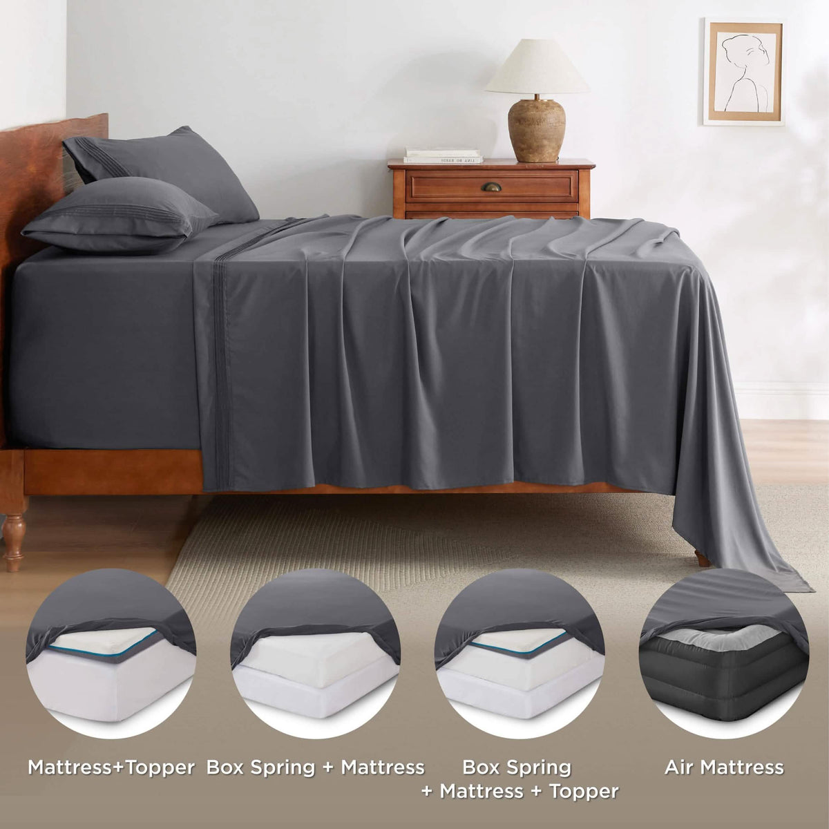 GentleSoft™ Moisture-Wicking Sheet Set