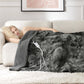 Faux Fur Heated Blanket