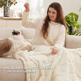 Arch Shaggy Sherpa Fleece Blanket