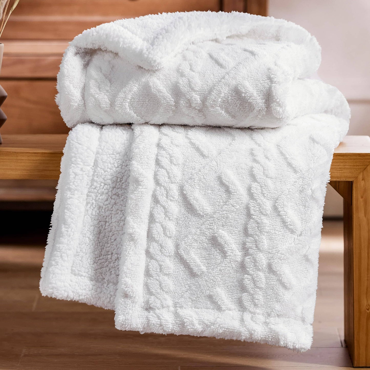 Sherpa Throw Blanket For Couch