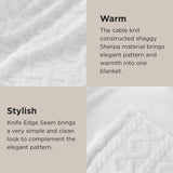 Bedsure Sherpa Throw Blanket For Couch