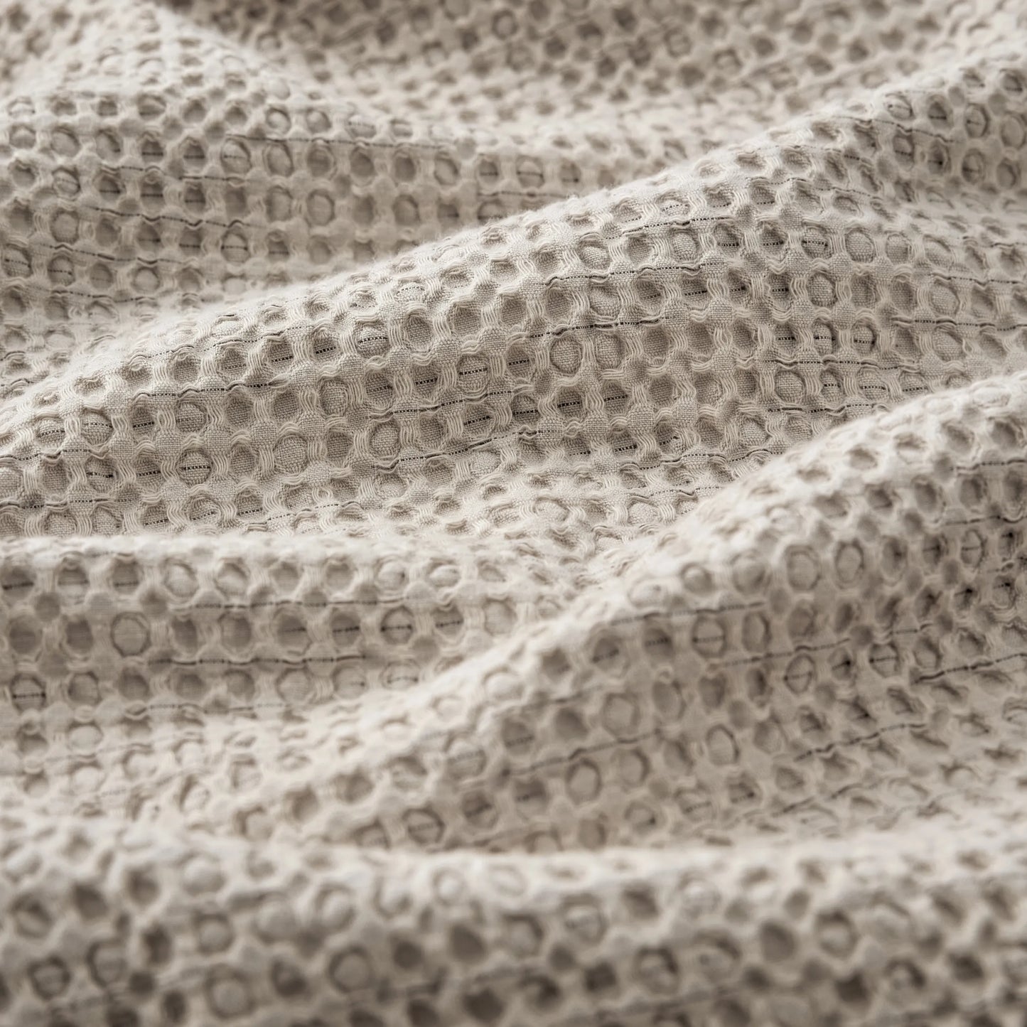 PureWoven™ Cotton Waffle Space-Dyed Duvet Cover Set