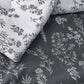 Reversible Floral Print Comforter Set