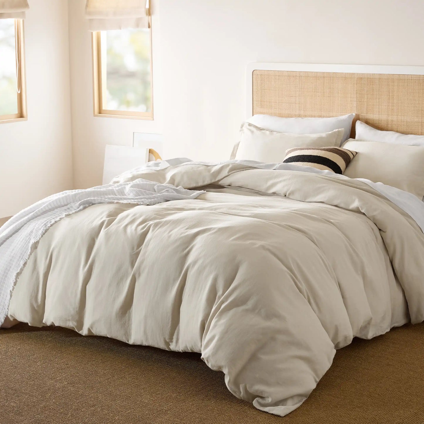 PureWoven™ 100% Muslin Duvet Cover Set
