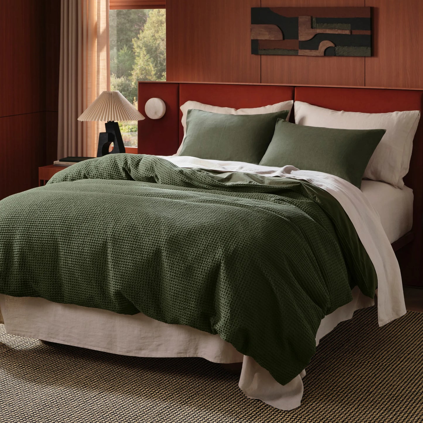PureWoven™ Cotton Waffle Weave Duvet Cover