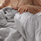 PureWoven™ Cotton Waffle Weave Duvet Cover Set