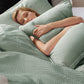 PureWoven™ Cotton Waffle Weave Duvet Cover Set