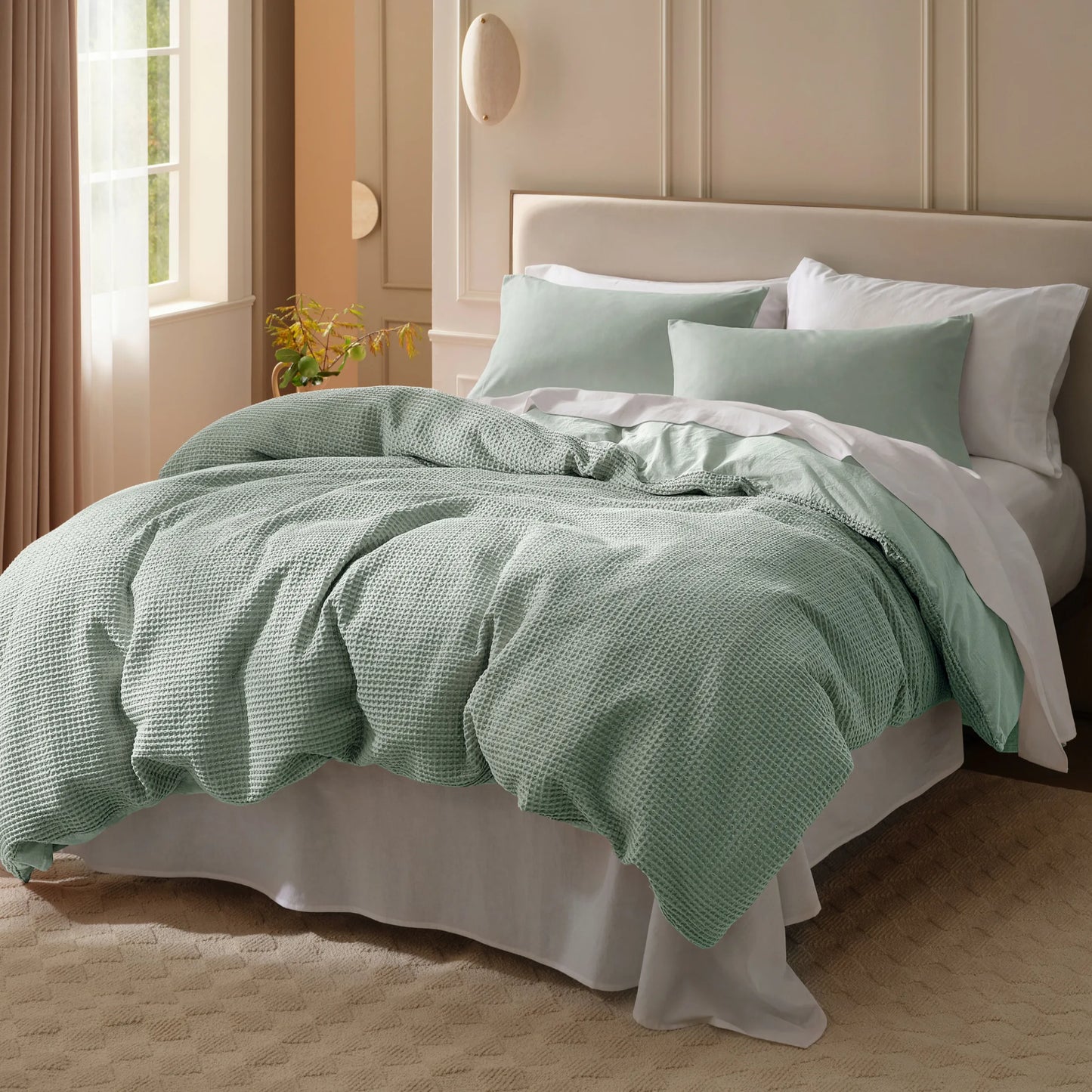PureWoven™ Cotton Waffle Weave Duvet Cover