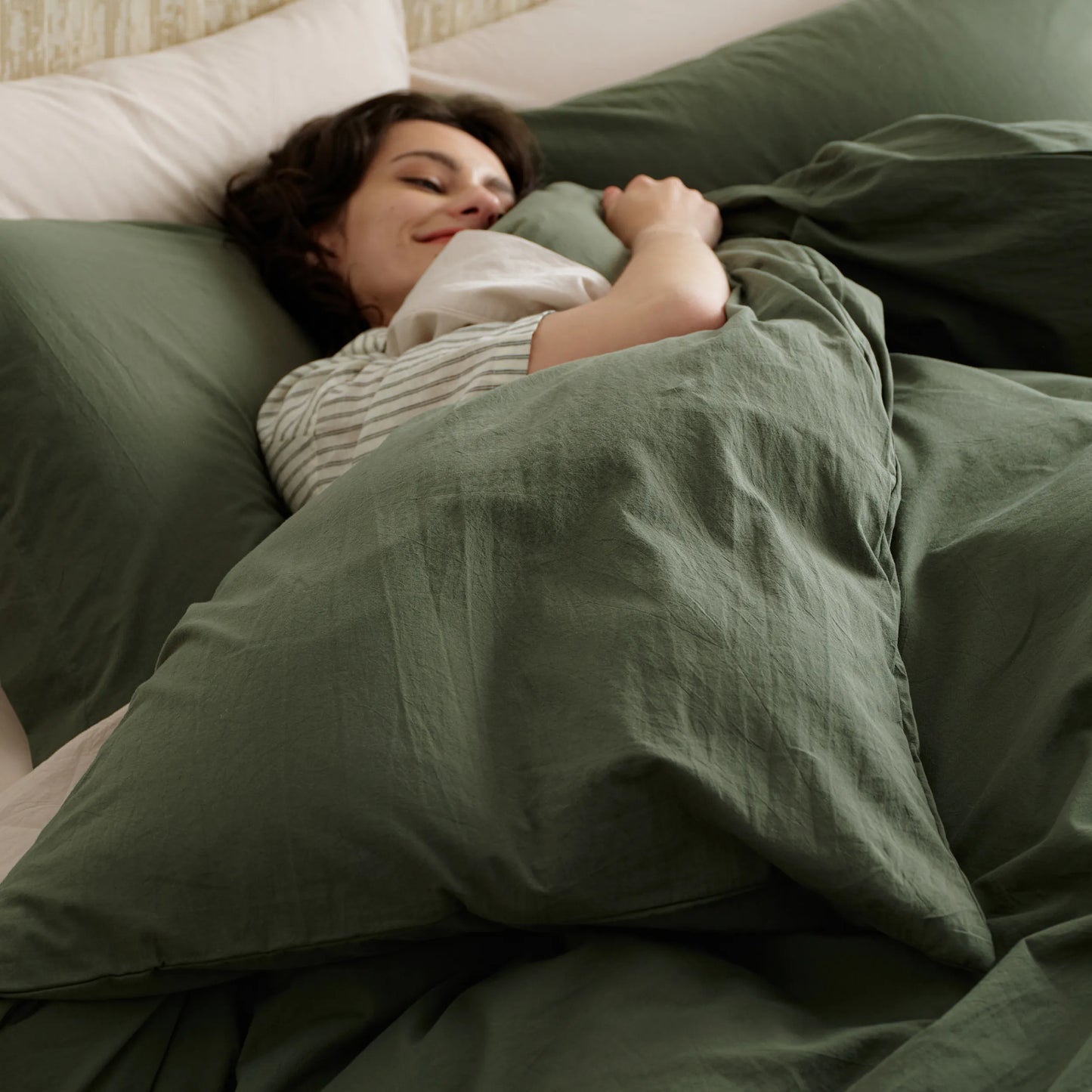 PureWoven™ Washed Cotton Duvet Cover Set