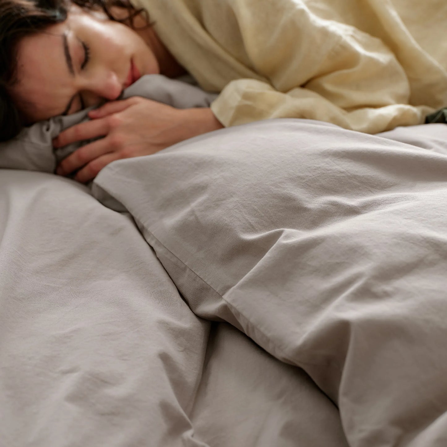 PureWoven™ Washed Cotton Duvet Cover Set