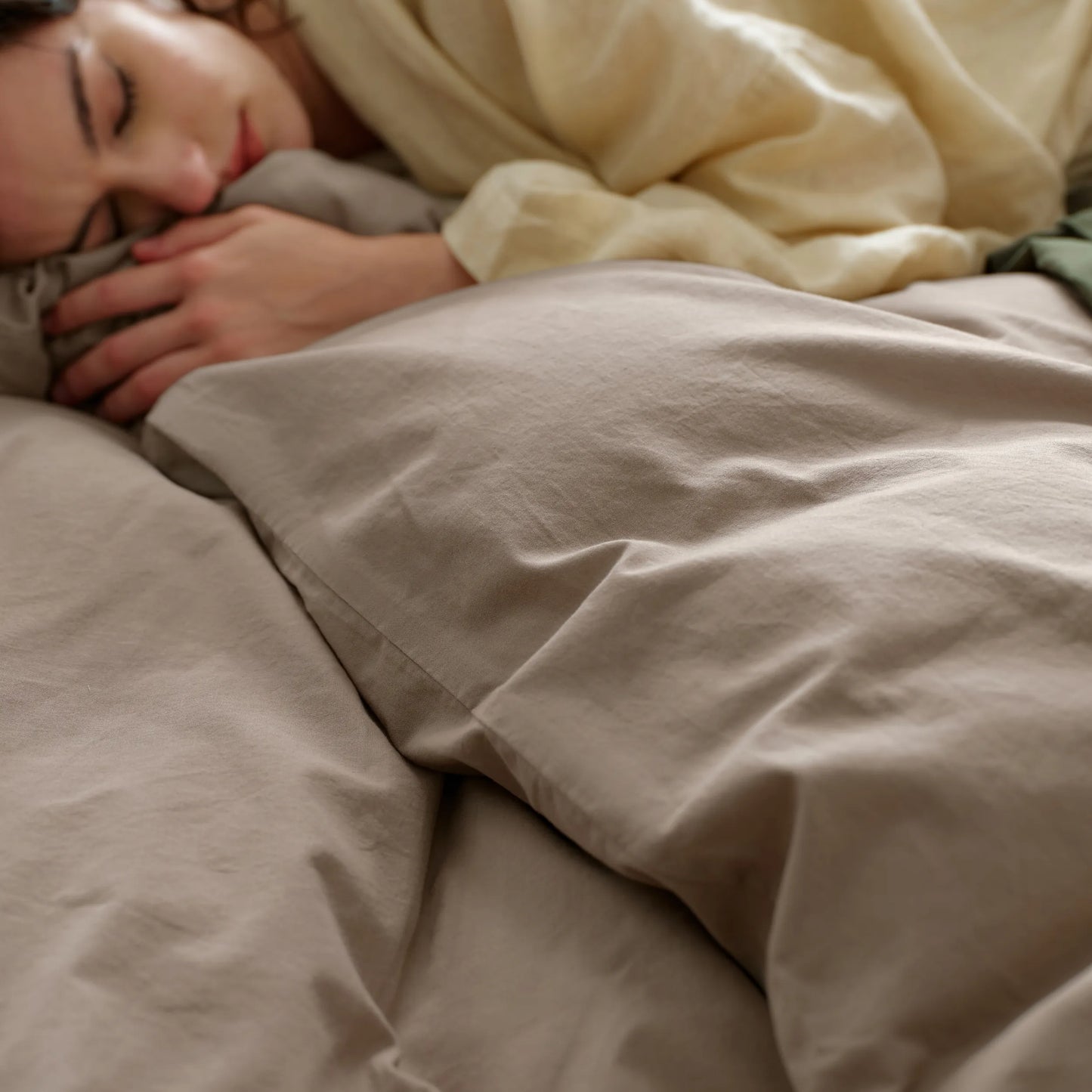 PureWoven™ Washed Cotton Duvet Cover Set