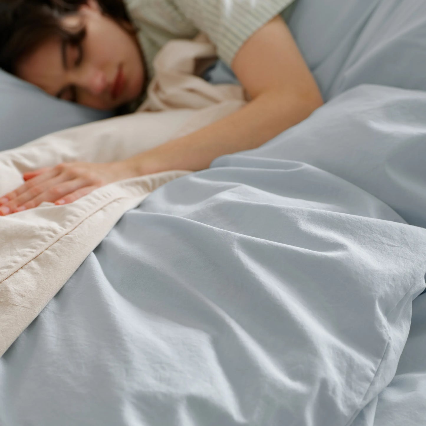 PureWoven™ Washed Cotton Duvet Cover Set