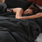 PureWoven™ Cotton Waffle Weave Duvet Cover Set