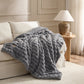 GentleSoft® Bubble Sherpa Fleece Blanket