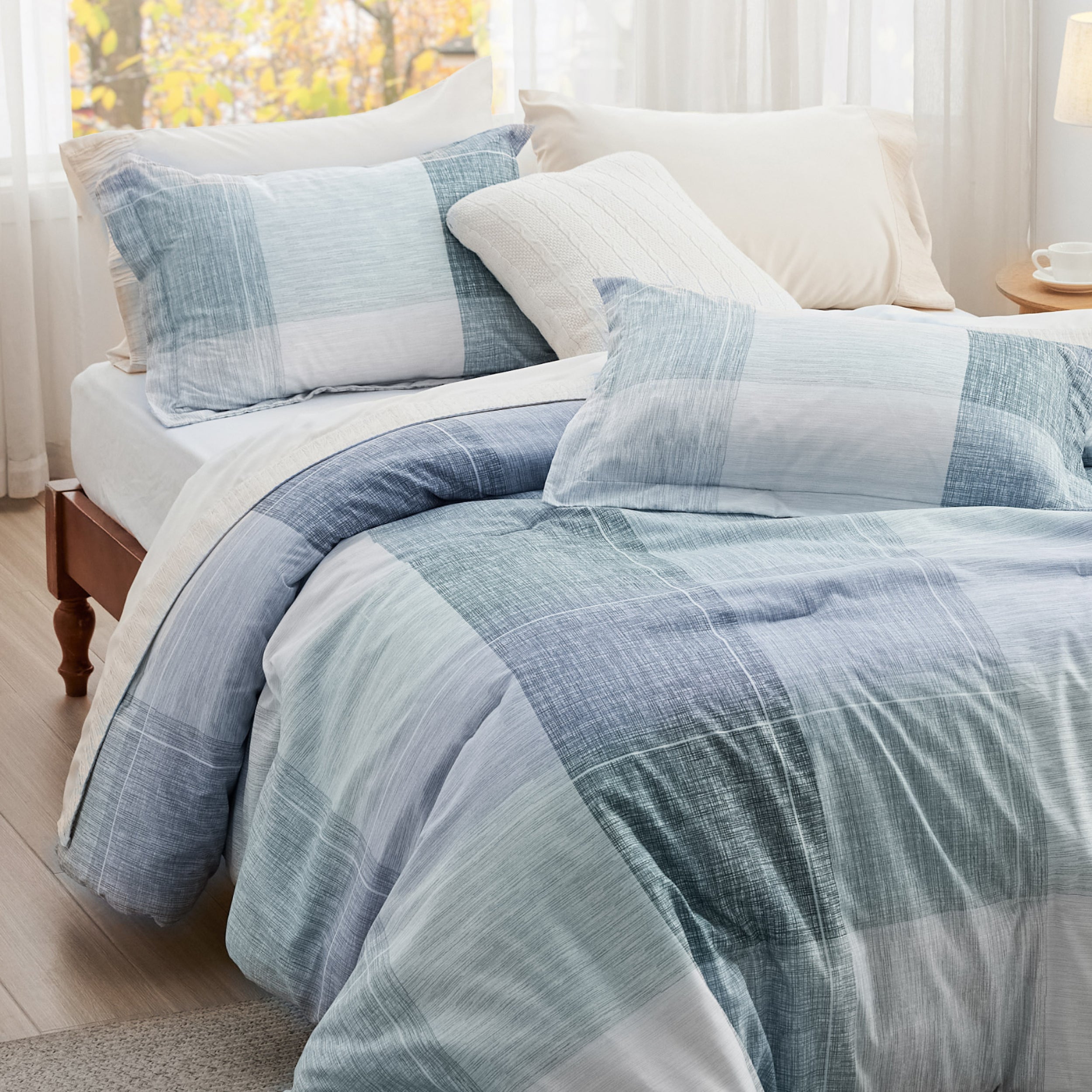 Twin Microfiber Duvet Cover Set | Soft & Cozy – Bedsure