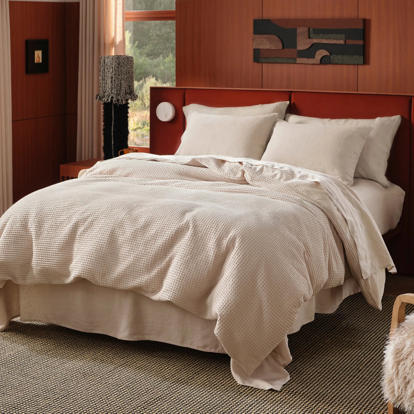 PureWoven™ Cotton Waffle Weave Duvet Cover