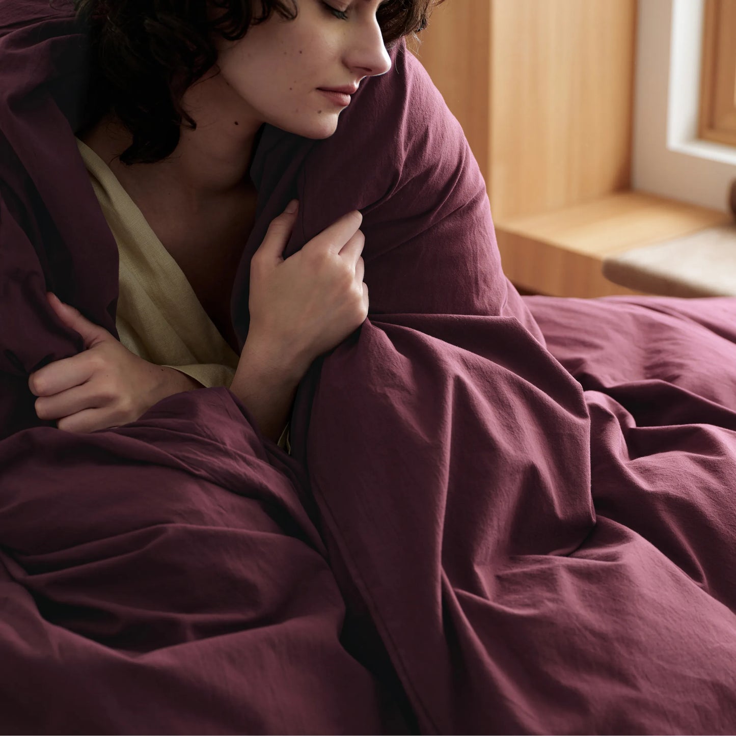 PureWoven™ Washed Cotton Duvet Cover Set