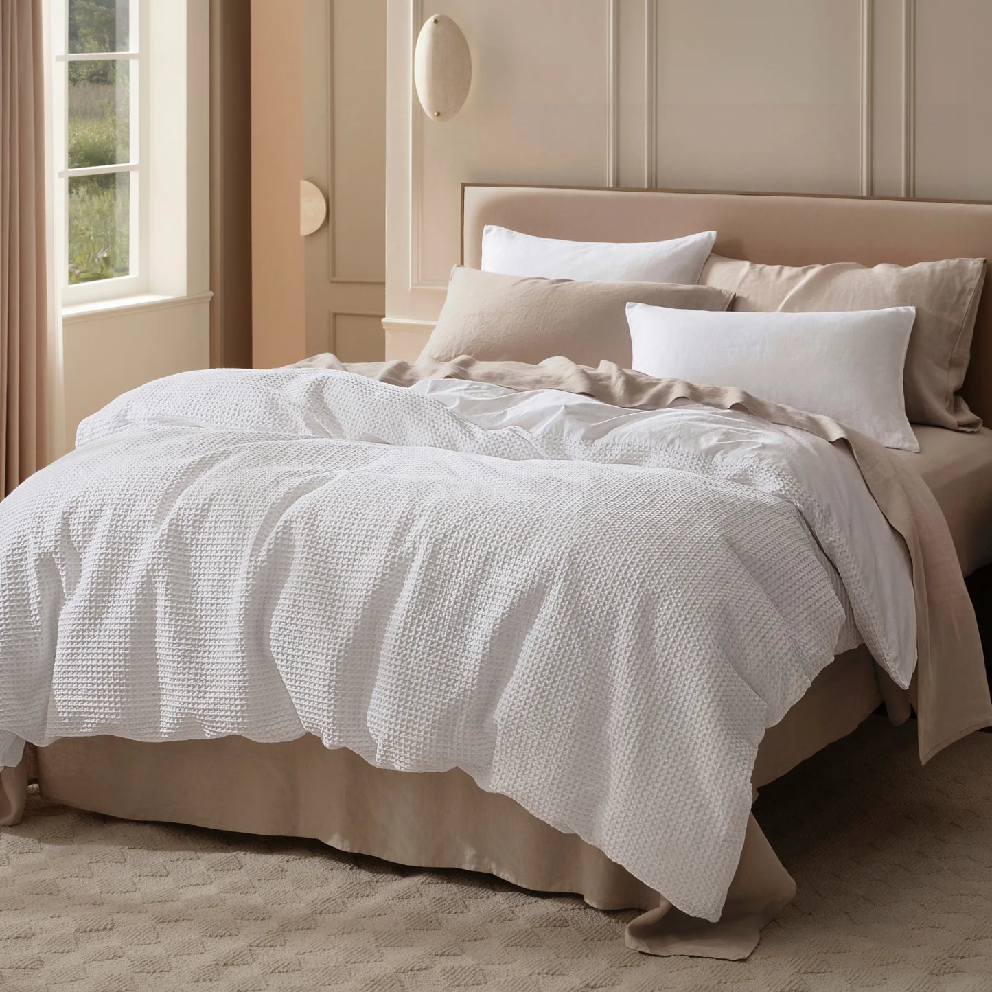 PureWoven™ Cotton Waffle Weave Duvet Cover