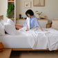 PureWoven™ 6-Piece Washed Cotton Sheet Set