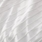 Striped Tufted Embroidery Duvet Cover Set