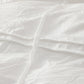 Striped Tufted Embroidery Duvet Cover Set