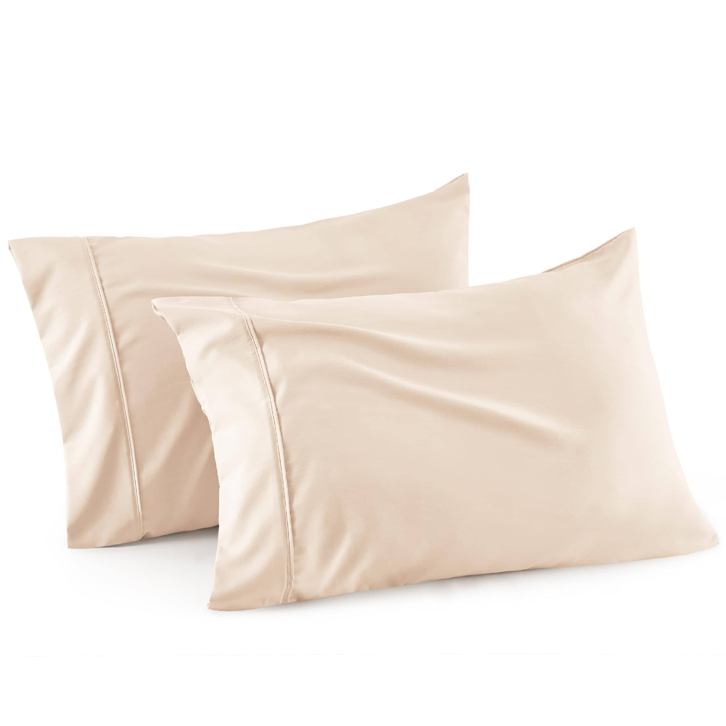 Pillowcases Polyester and Rayon Derived from Bamboo Blend