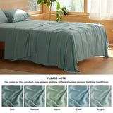 Rayon Derived from Bamboo and Linen Sheet Set