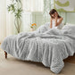 Striped Flannel Comforter Set
