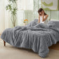 Striped Flannel Comforter Set
