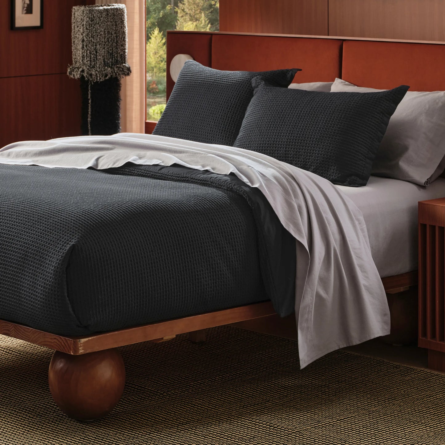 PureWoven™ Cotton Waffle Weave Duvet Cover Set