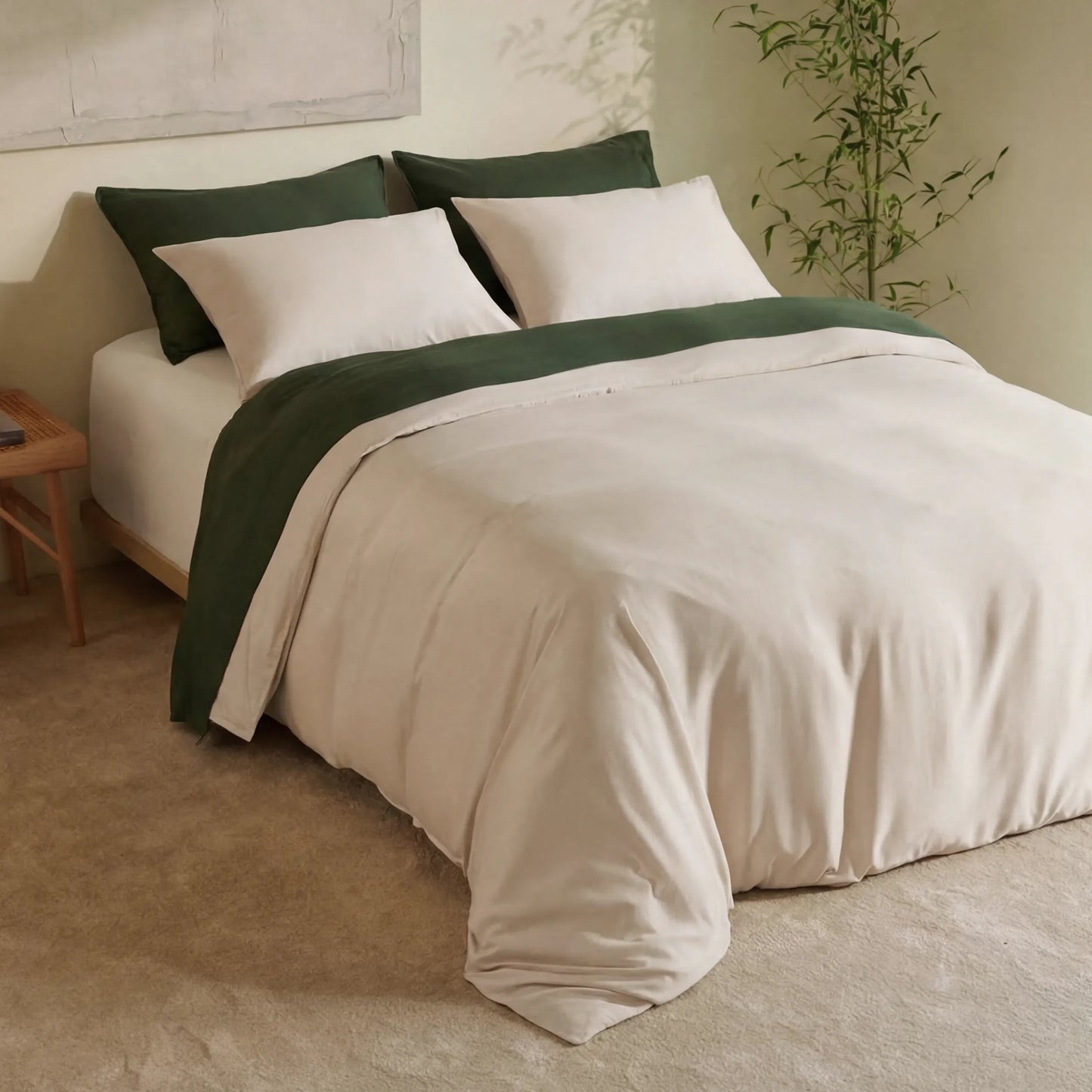PureWoven™ Organically Grown Bamboo Viscose Duvet Cover Set
