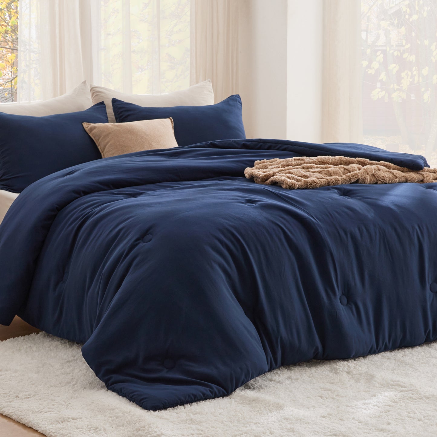 GentleSoft® Textured Quilted Comforter Set