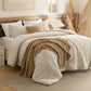 Prewashed Plain Comforter Set