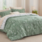 Reversible Floral Print Comforter Set