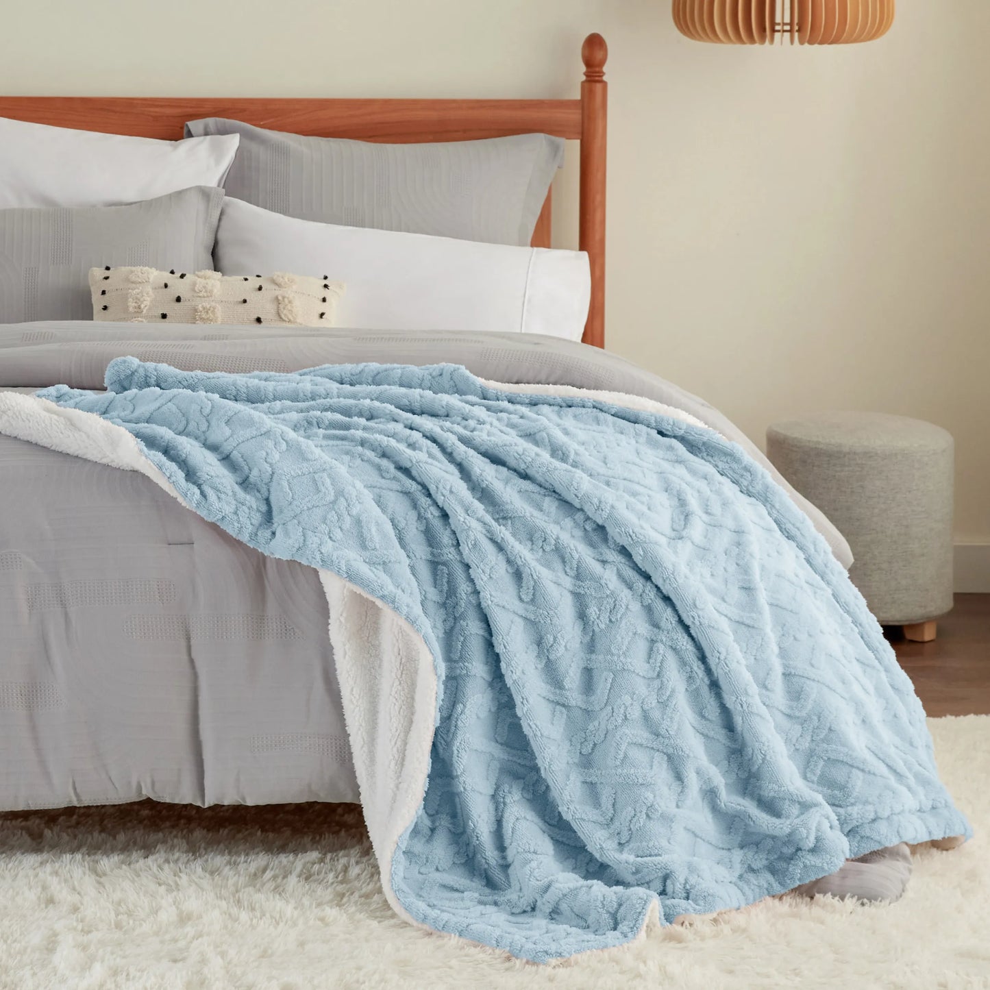 Sherpa Throw Blanket For Couch