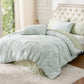 Graceful Bow Jacquard Comforter Set