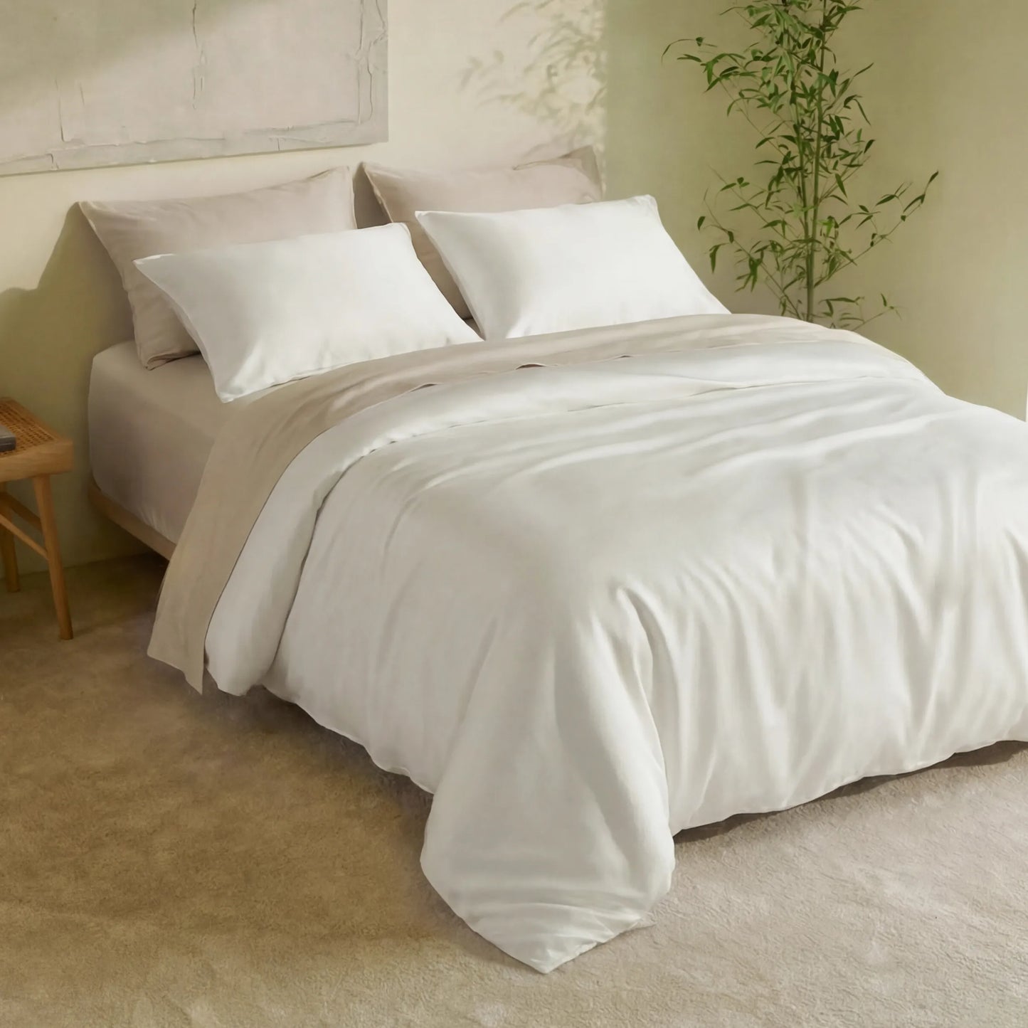 PureWoven™ Organically Grown Bamboo Viscose Duvet Cover Set