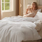 PureWoven™ Cotton Waffle Weave Duvet Cover