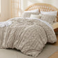 Boho Tufted Embroidery Duvet Cover Set