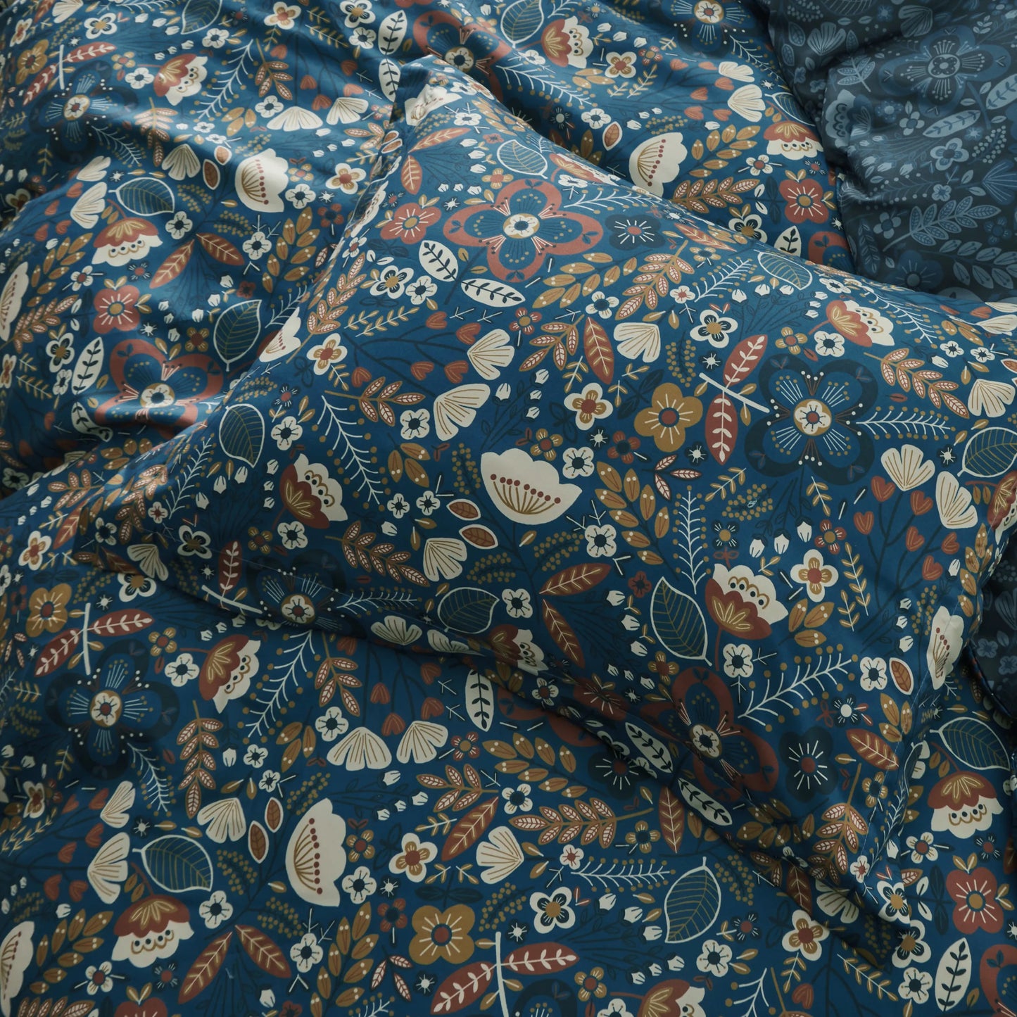 Reversible Floral Duvet Cover Set
