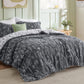 Reversible Floral Print Comforter Set